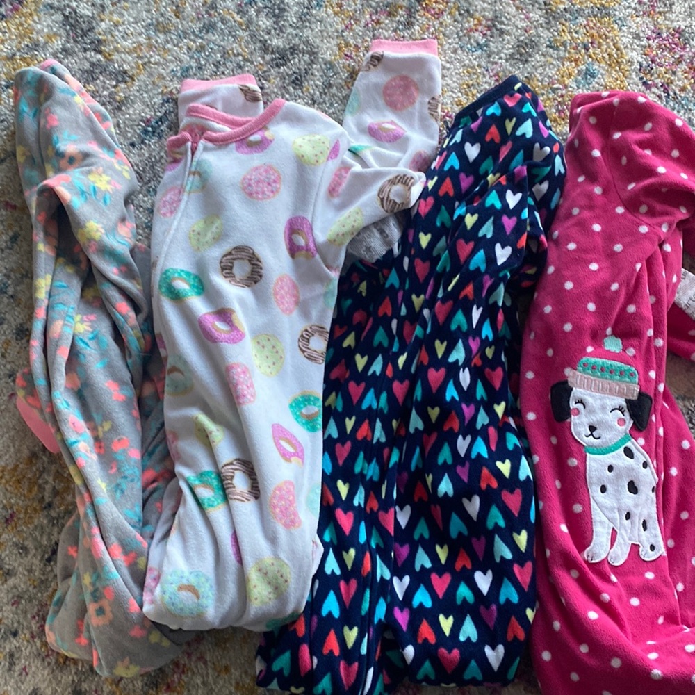 CARTERS ONE PIECE FOOTED PJS